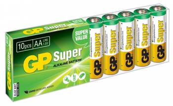 Батарейка GP 15A LR6 AA (10шт) Super Alkaline
