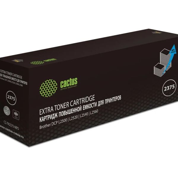 Картридж для принтера и МФУ Cactus CS-TN2375-MPS черный,