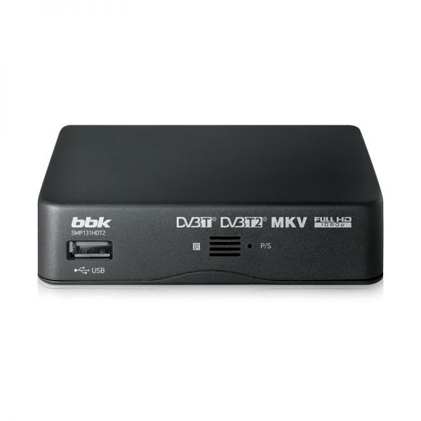 Ресивер DVB-T2 BBK SMP131HDT2 черный