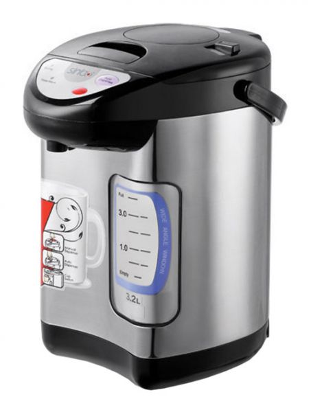 Термопот Sinbo SK 2395 черный/серебристый 3.2л. 730Вт
